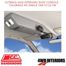 OUTBACK 4WD INTERIORS ROOF CONSOLE - COLORADO RG SINGLE CAB 07/12-ON